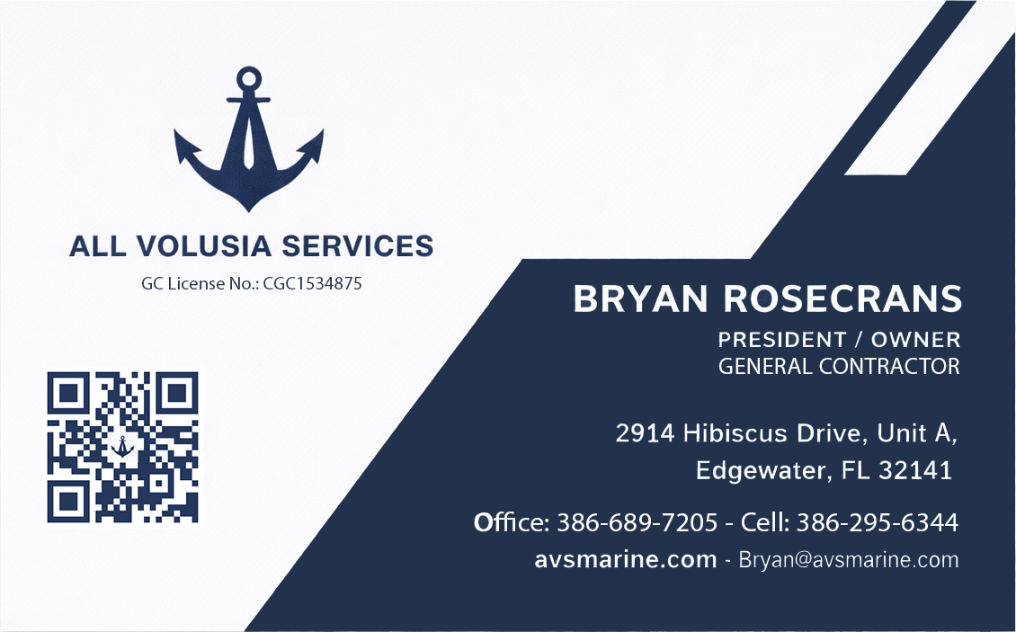 AVS Marine business card